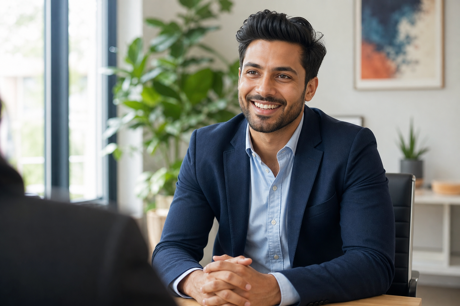 OpenMinded Candidate in Interview Setting
